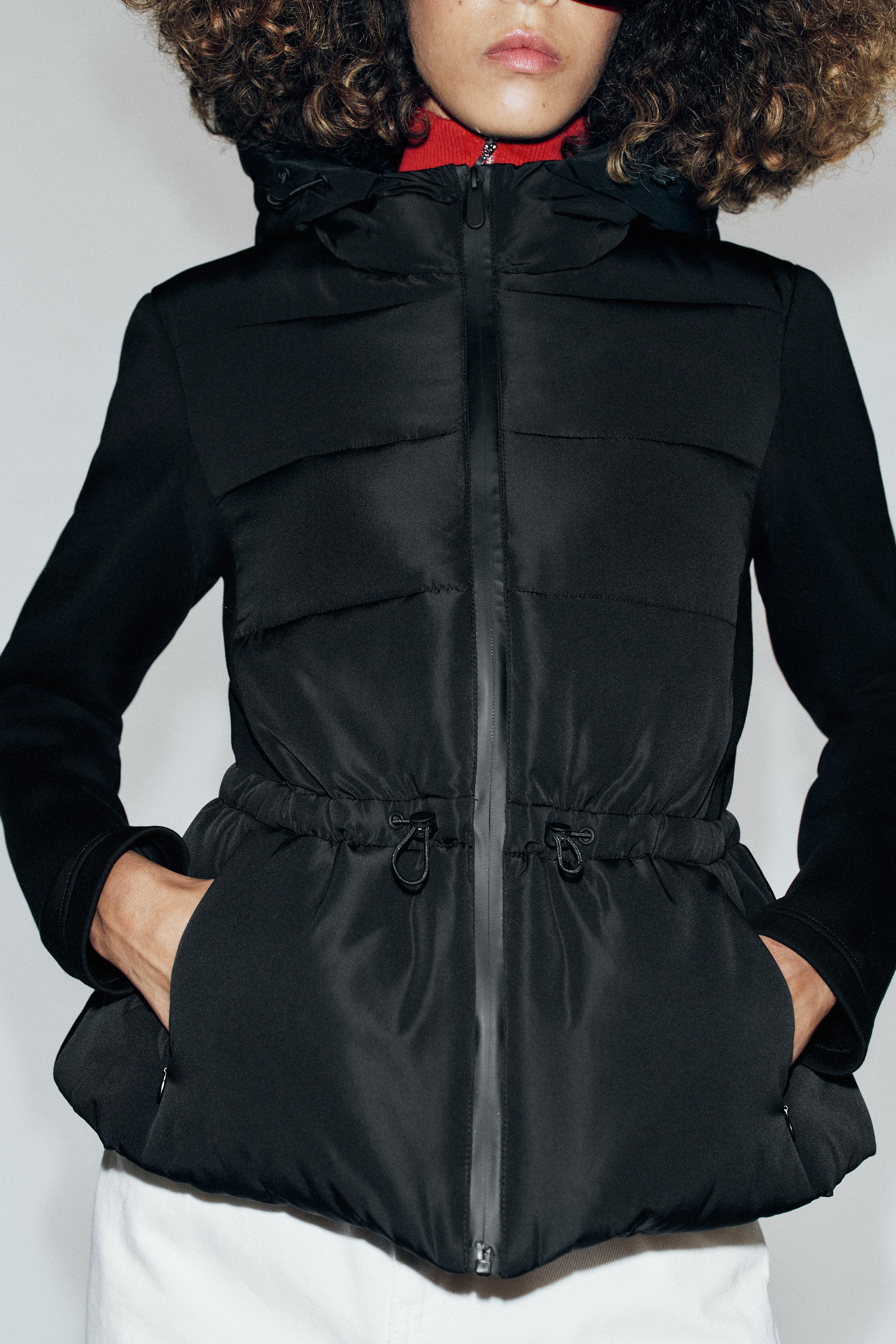 COMBINATION QUILTED JACKET WITH HOODIE